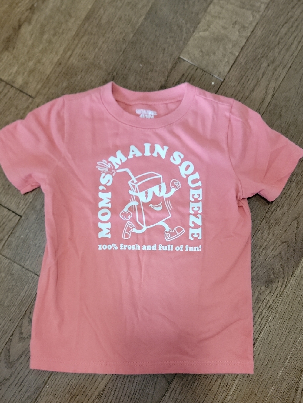 Kids 'Mom's Main Squeeze' Graphic Tee -  Faded Orange